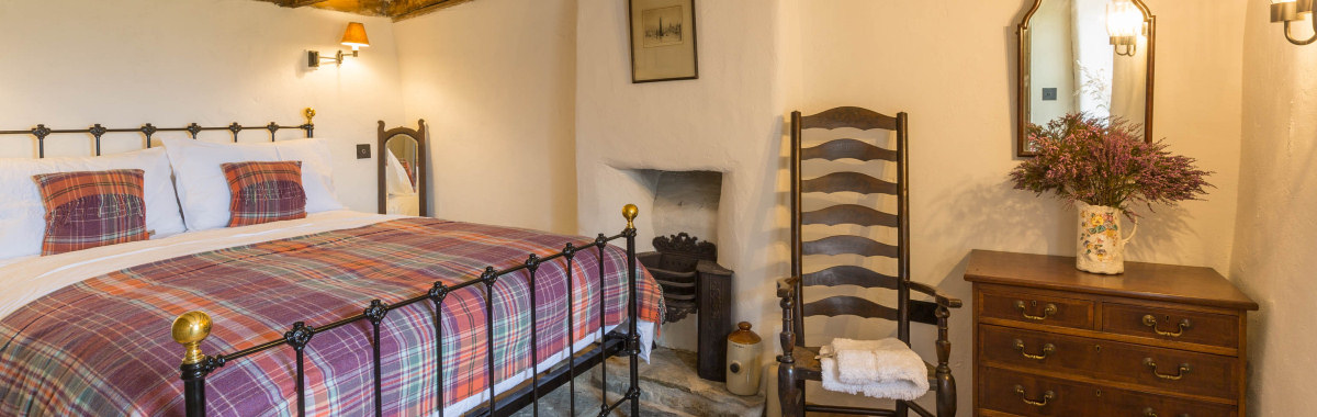 Bedroom in Downie's Cottage